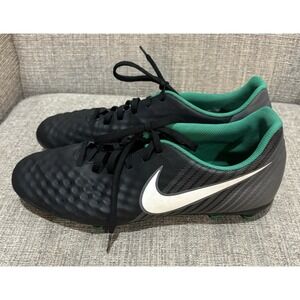 Nike Magista Opus II FG Soccer Cleats Black/Green Size 11